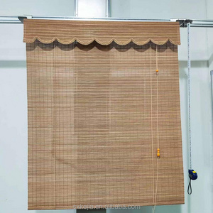 Chinese stylenatural bamboo rolled blind window shade outdoor bamboo curtain