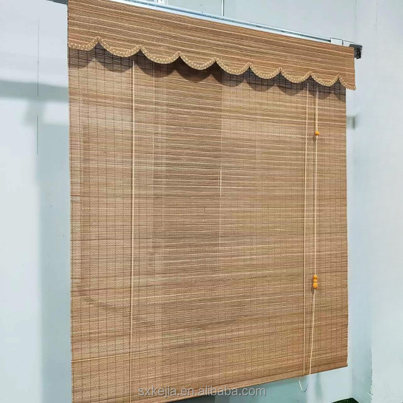 Chinese stylenatural bamboo rolled blind window shade outdoor bamboo curtain