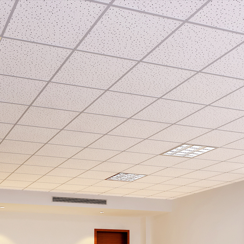 Office building use mineral wool sound-absorbing board False Ceiling Boards Acoustic Mineral Fiber Ceiling Tiles