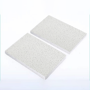 Good Surface Best Sale mineral soundproof mineral fiber ceiling board 14mm thickness acoustic ceiling tile