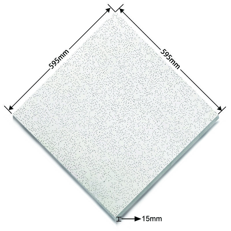 Different Types Of mineral soundproof mineral fiber ceiling board 15mm thickness acoustic ceiling tile