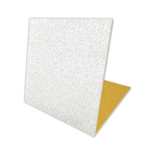 Sound proofing acoustic mineral fiber ceiling tiles 600mm for office building  suspended moisture proof indoor Ceiling panels