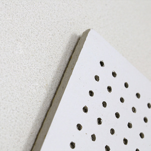 Best selling product perforated mineral fiber ceiling board 15mm thickness acoustic ceiling tile with perforated holes design