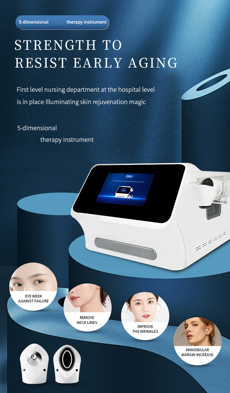 2024 Super Power 5-Dimensional Therapy Instrument Relax Skin Tight And Thin Activation Collagen Shaping Curves For Beauty Center