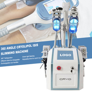 Portable Cryo Fat Freezing Body Slimming Machine for Home Use/cryolipolysis Slimming Machine Korea Cavitation Machine 8 Inches