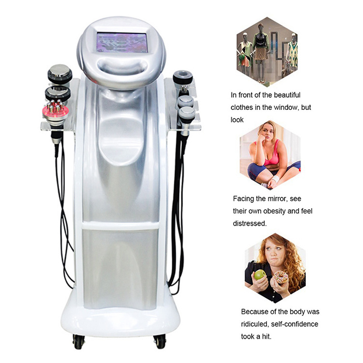 2024 Professional Medical Ce Approved Portable Ultrasound Vacuum Slimming 80k Cavitation  RF Weight Loss Cellulite Removal