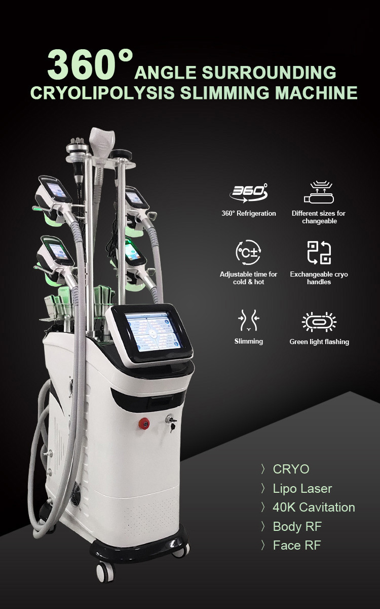 2024 Factory Sale 360 Cryolipolysis Slimming Machine / Fat Freezing Machine Cool Tech Cellulite Reduction