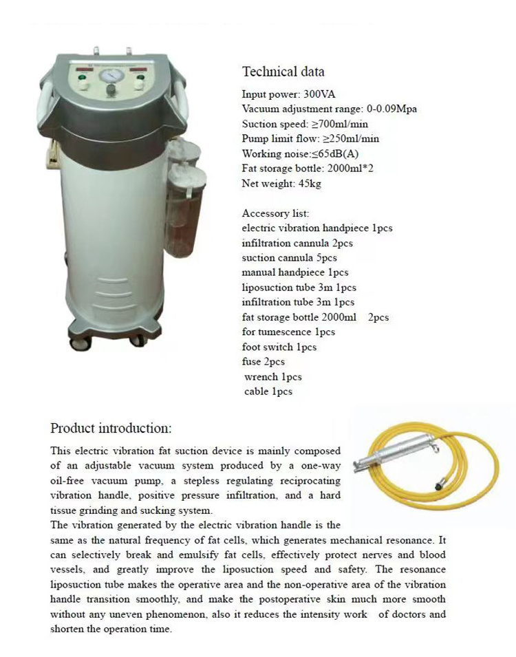 2024 New Generation Slimming Tummy Tuck Butt Lift Liposuction Equipment Surgery Vibrate Suction Machine Big Discount