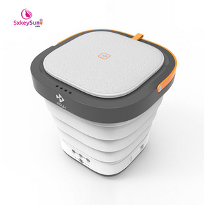 Plastic Silicone Washing Machine Front Load Laundry Foldable Washing Machine with Dryer Professional Portable Small Folding Usb