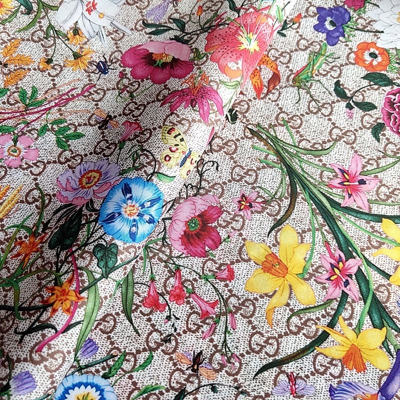 Chinese Factory Directly Sale All Kinds Of Designer Lining Fashion Suit Floral Printed Inter Lining Fabrics