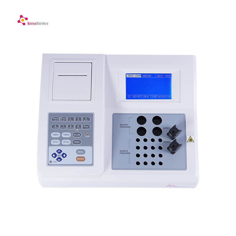 Medical Lab Auto Channel Coagulometer Blood Coagulation Analyzer Portable Blood Semi-auto Coagulation Analyzer