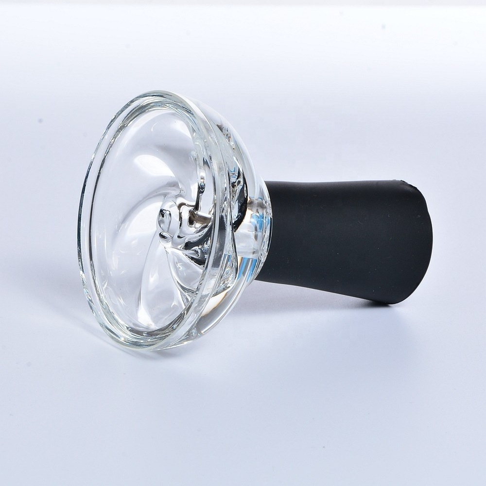 Smoke Shisha Rubber Head Silicon Glass Bowl Hookah Accessories For Tobacco Flavors