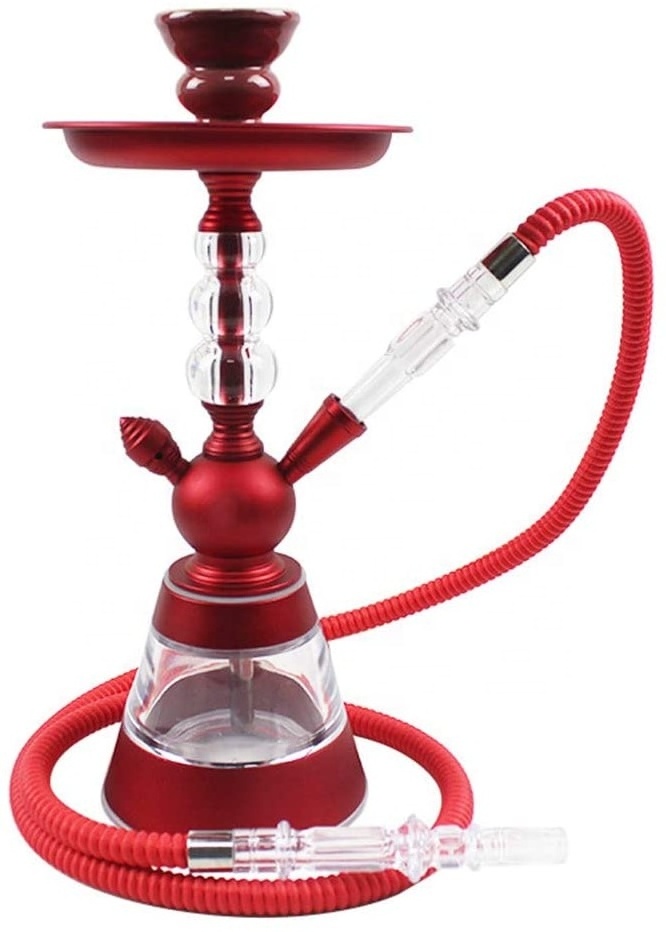 Cheap Mazaya Glass Luxury Hookah Middle Hookah Kit Acrylic Portable Aluminum Chicha Hookah For Party