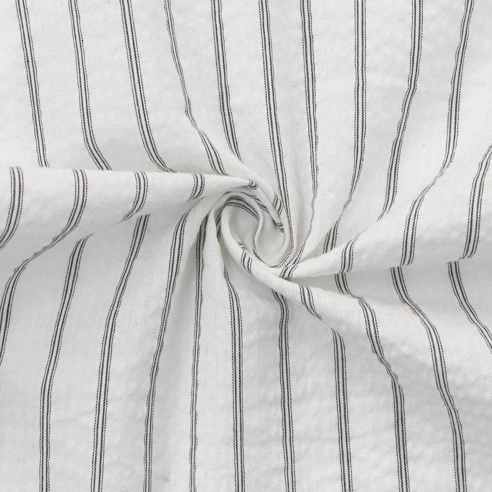 Fancy Design Wholesale Stripes Yarn Dyed Fabric 100%Cotton Plaids Striped Fabric For Trousers Shirts