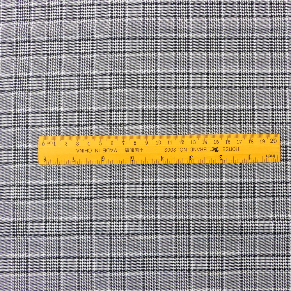 Manufacturer Houndstooth Shirt Fabric 70 Polyester 30 Cotton Fabric Cheap Check Yarn Dyed Fabric For Bed