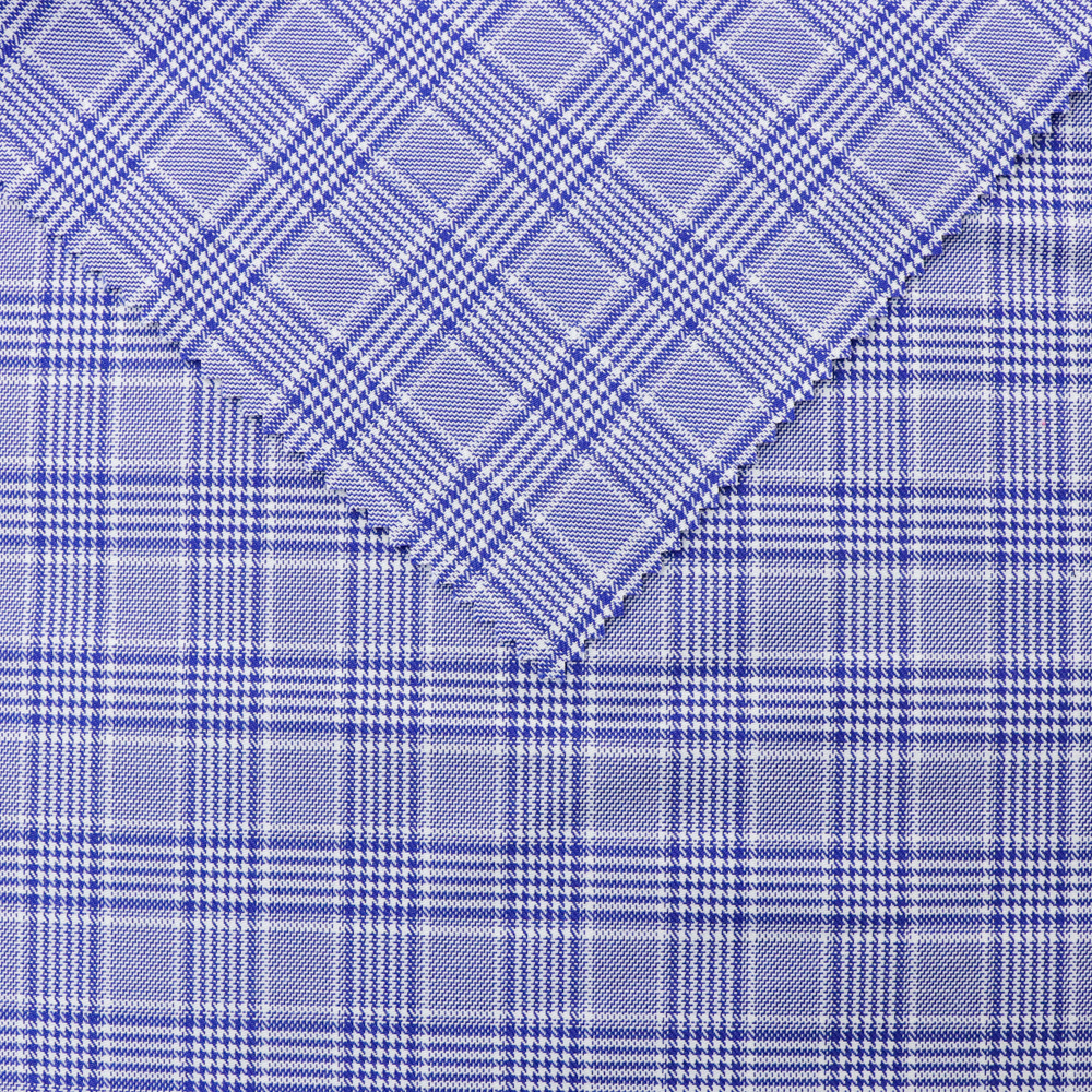 Manufacturer Houndstooth Shirt Fabric 70 Polyester 30 Cotton Fabric Cheap Check Yarn Dyed Fabric For Bed