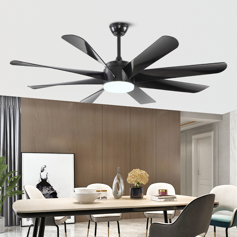 Modern Design Indoor Fancy 8 Blade Remote Control LED Ceiling Fan Light