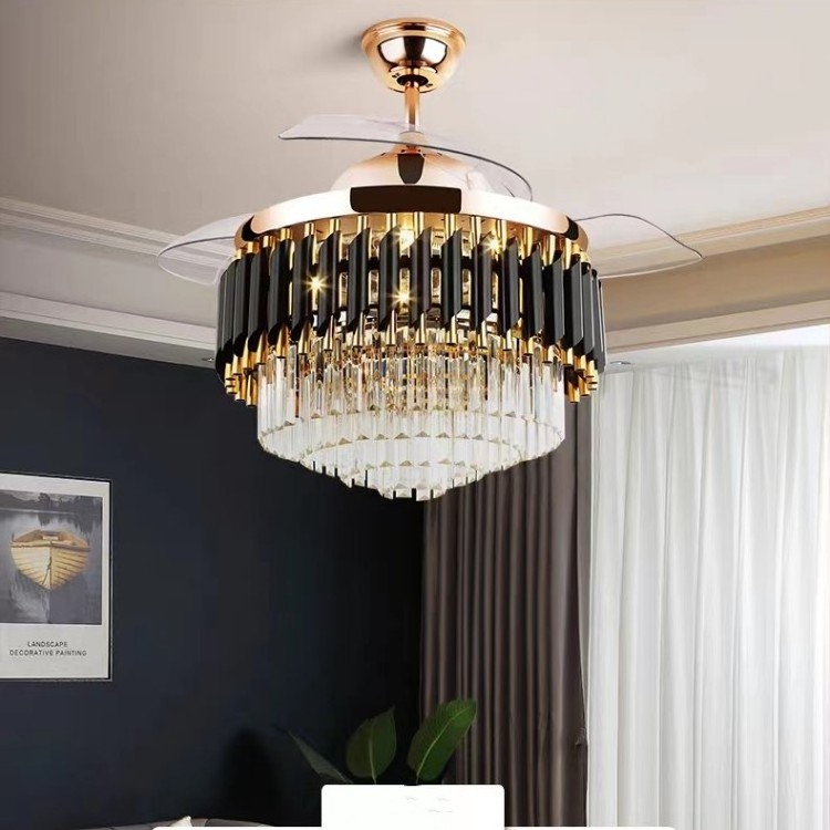 Luxury chandelier LED Ceiling Fan 42 