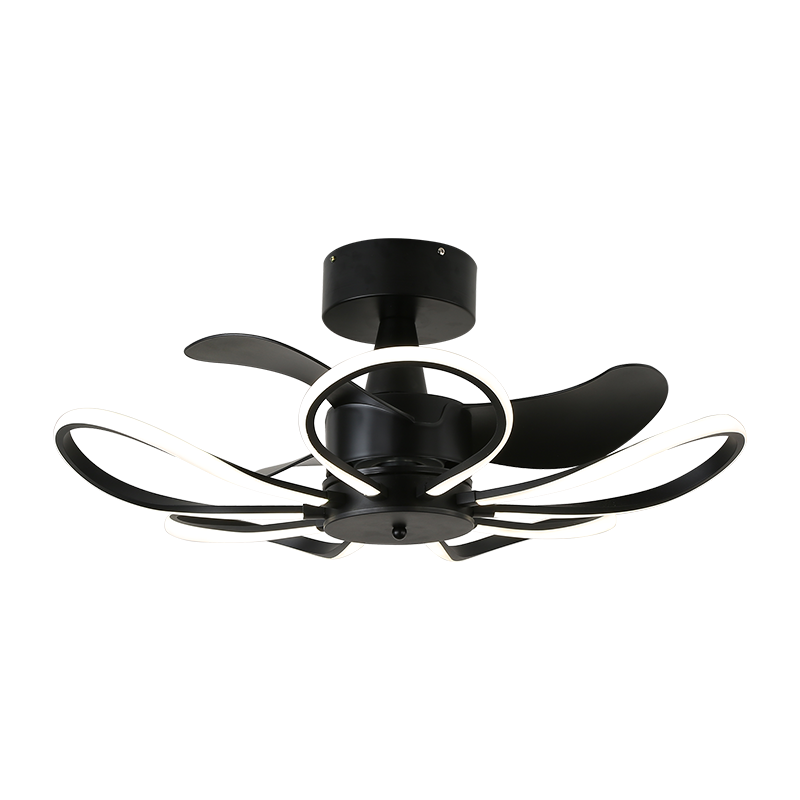 Ceiling fan with light green 48 Inch Modern Ceiling Fans With Led Lights Remote Control Dc