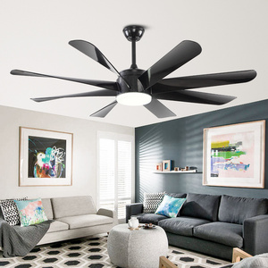 Modern Design Indoor Fancy 8 Blade Remote Control LED Ceiling Fan Light