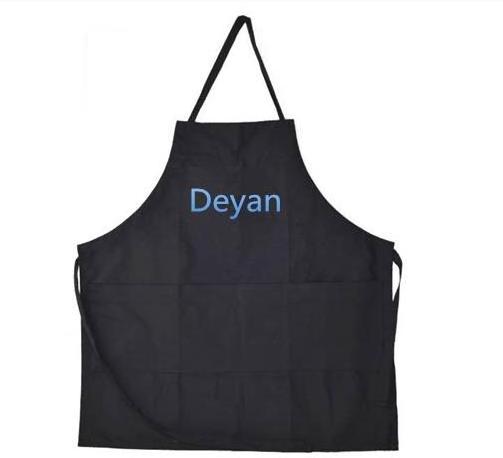 Customized Logo Black Cotton Welding Apron