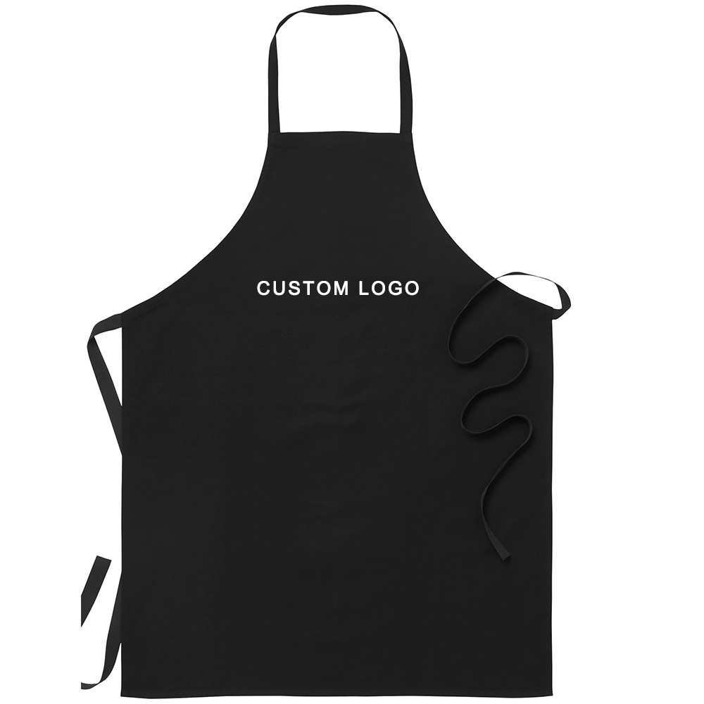 Customized Logo Black Cotton Welding Apron