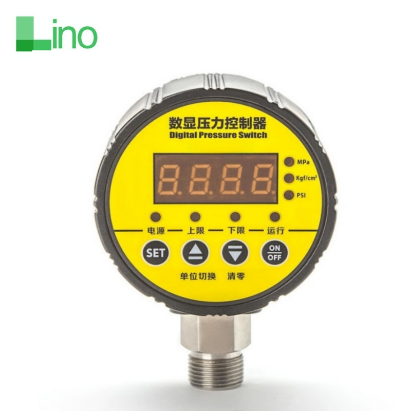 LINO High Precision Water Oil Gas Intelligent Digital Pressure Switch 150psi vacuum pressure switch