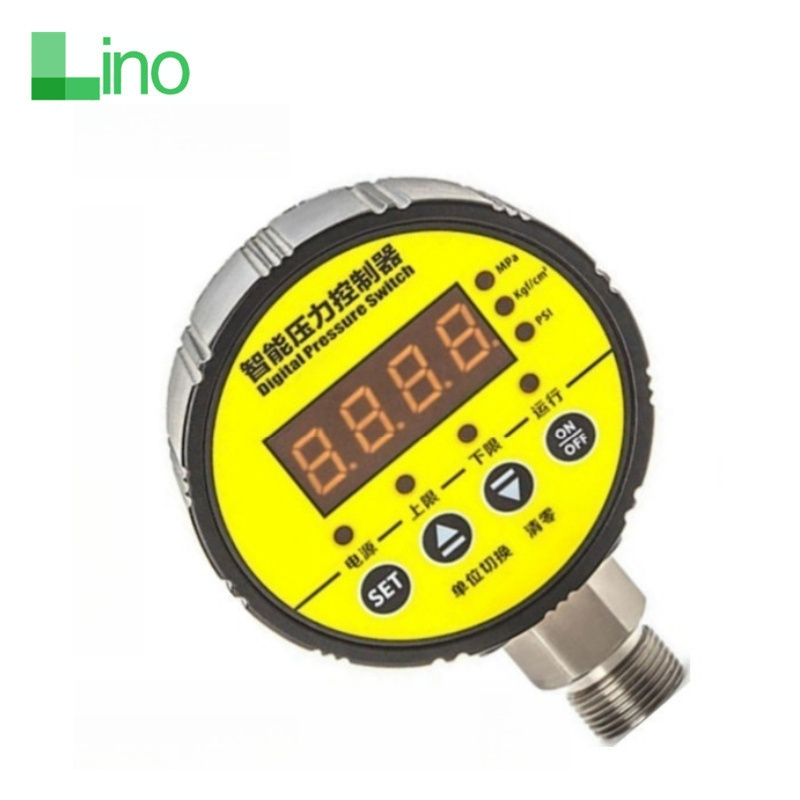 LINO High Precision Water Oil Gas Intelligent Digital Pressure Switch 150psi vacuum pressure switch