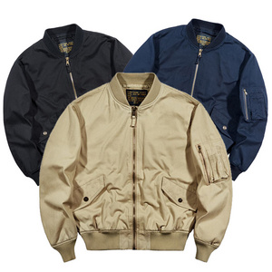 Pilot flight jacket men bomber jacket wholesale