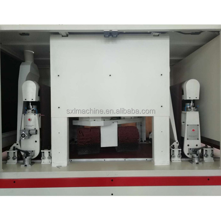 Multi Function Industry Automatic PLC Polishing Deburring Grinding Machine For Metal Sheet SS