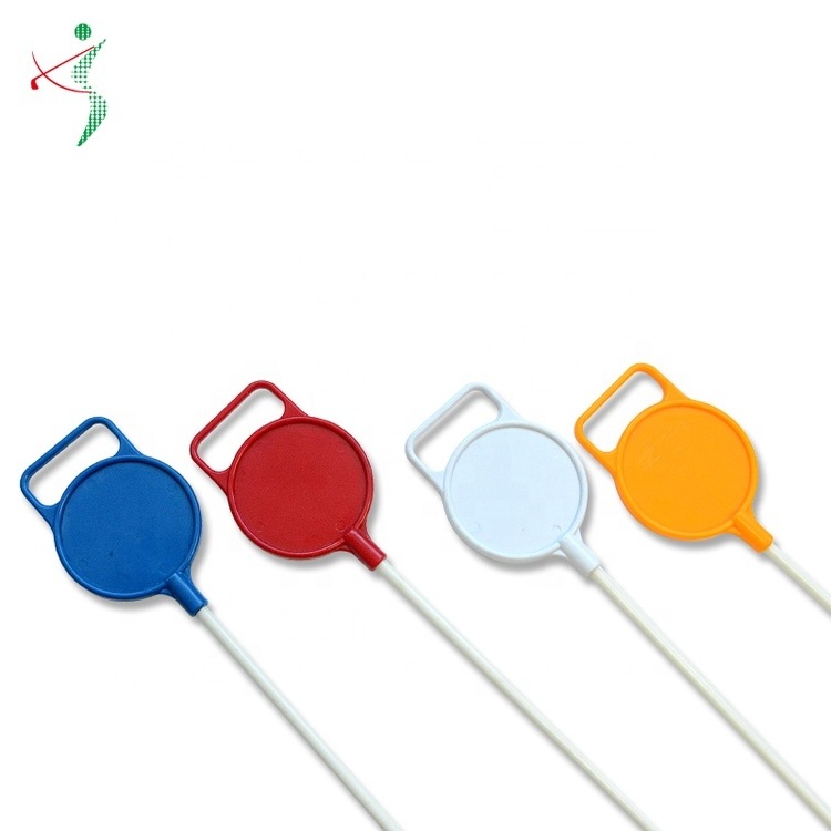 Customized Golf Putting Green Flag Poles With Hole Marker Cup