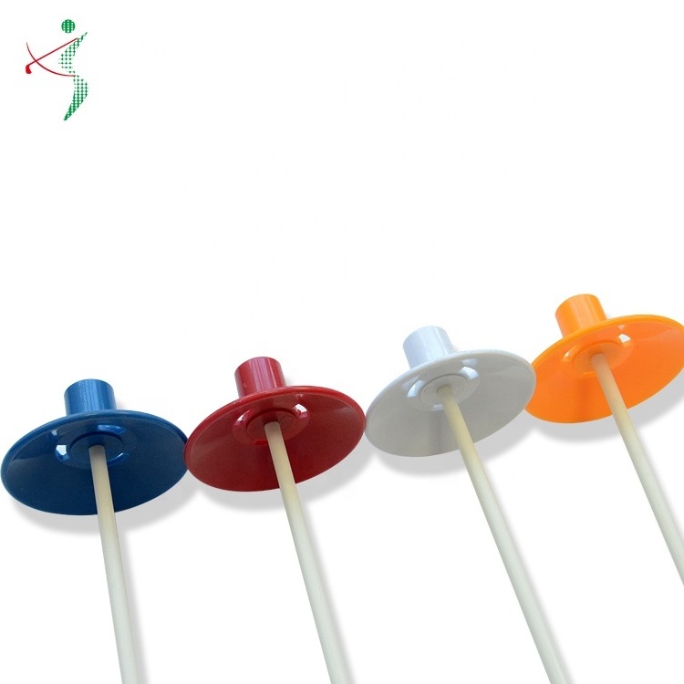 Customized Golf Putting Green Flag Poles With Hole Marker Cup