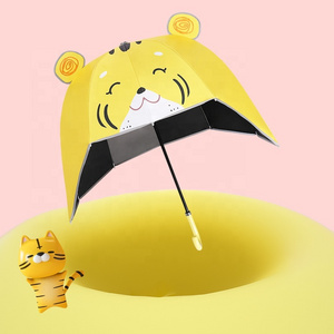 new glue lovely sunny and rainy umbrella Automatic  kids umbrella folding children's umbrellac cartoon umbrella with logo