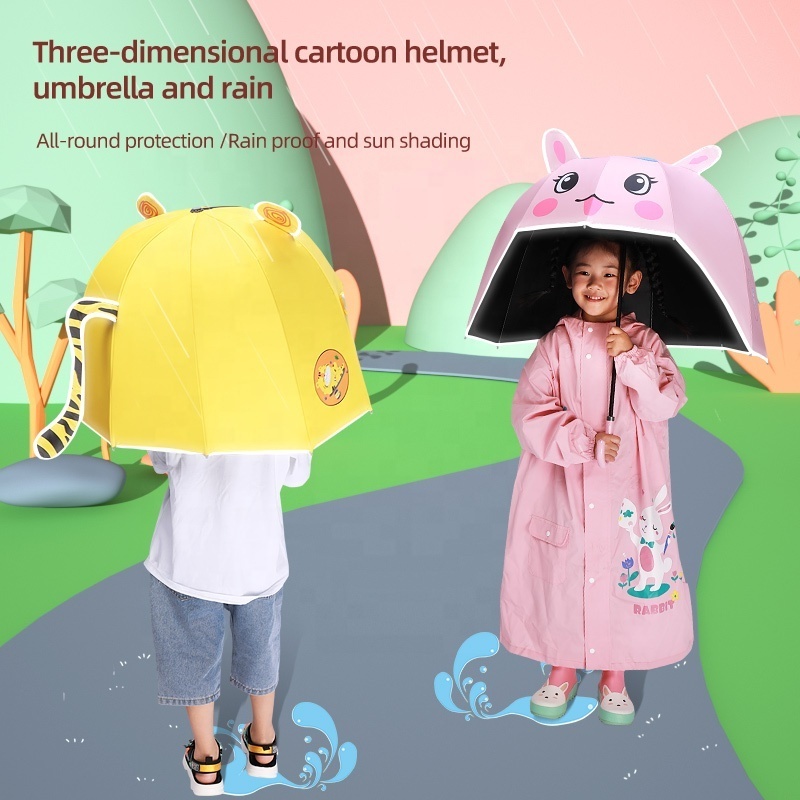 new glue lovely sunny and rainy umbrella Automatic  kids umbrella folding children's umbrellac cartoon umbrella with logo