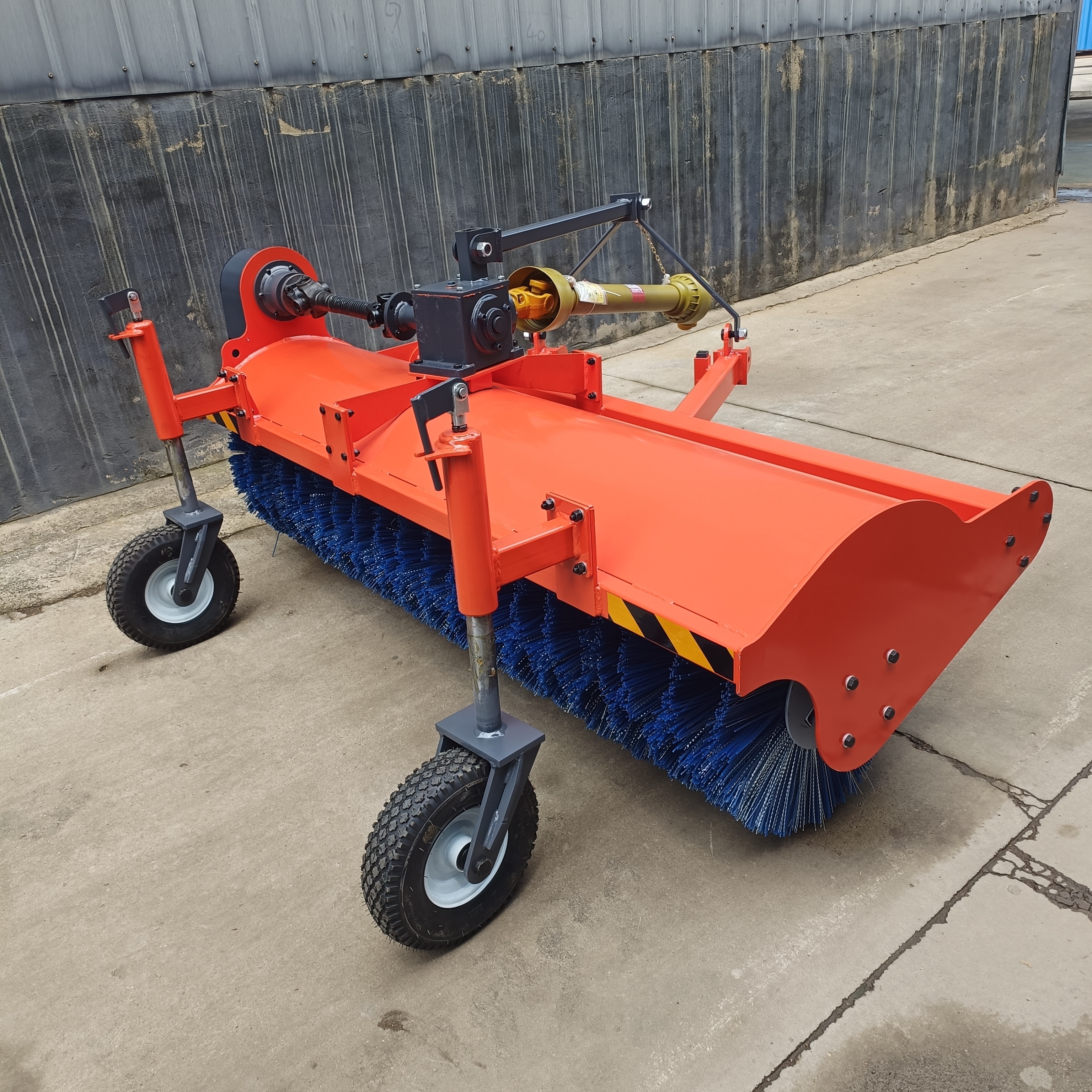 high quality cheaper price rear snow sweeper for tractor use cleaning roads machine tractor snow blower