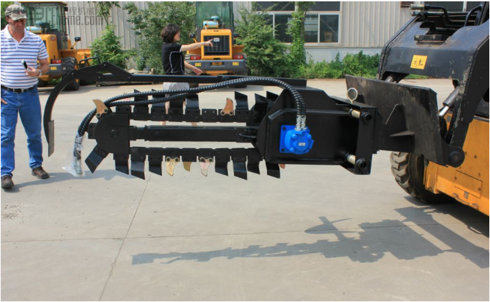 Chain Saw Ditching Trenching Machine Farm Trencher for Skid Steer/Excavator/Tractor