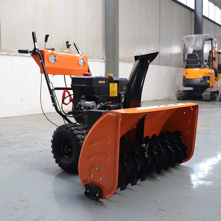 13hp snow blower/roller snow blower gasoline equipped with high-power engine/Snow removal machine