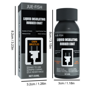 Jue -Fish High temperature flame retardant rubber insulation fire resistant waterproof liquid insulation adhesive glue