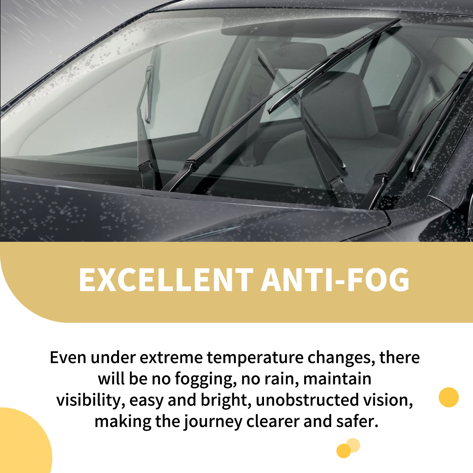 Rayhong Wholesale Waterproof Anti-fog Cleaning Agent Car Windshield Glass Oil Film  Remove Fog Spray