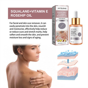 Jaysuing Squalane Vitamin E Rose Fruit Oil Repair Stretch Surgery Burn Marks Scar Removal Oil