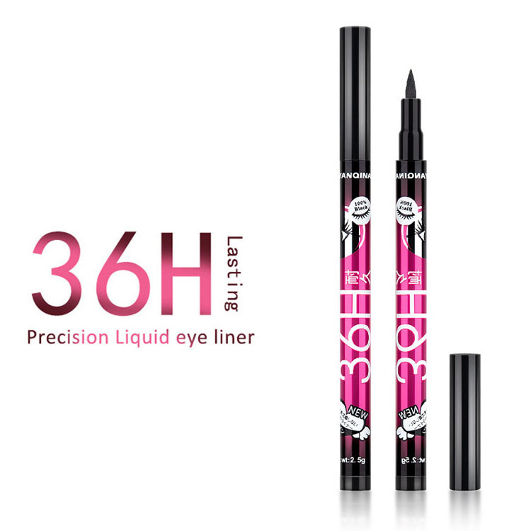 Hot Selling 36H Waterproof Eyeliner Pencil Liquid Makeup Beauty Cosmetics 4 Colors Liquid Eyeliner