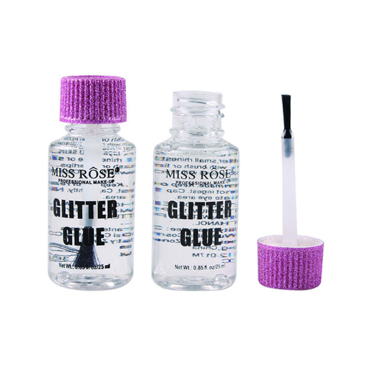 New Arrival Miss Rose Waterproof Quick Dry Non Toxic 25ml Face Eye Glitter Sequin Glue