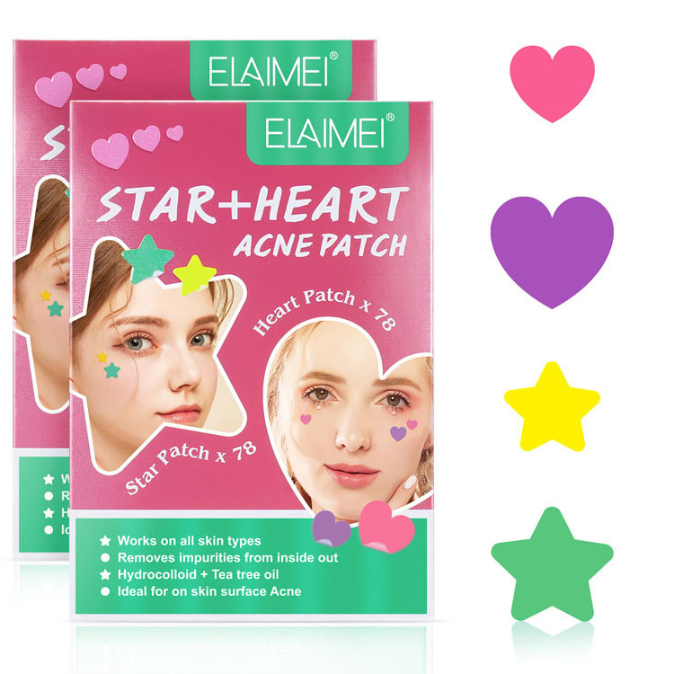 Waterproof colorful Hydrocolloid ultra- thin acne pimple spot patch adhesive blemish patch for acne healing