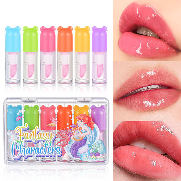 Private Label Glossy Lip Oil Hydrates and Comforts Non-sticky Lip Care Oil