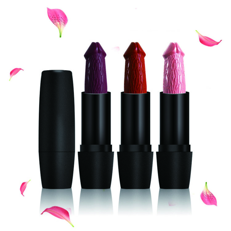 Private Label Penis Shape Lipstick Long Lasting Moisture sexy Matte Lipstick