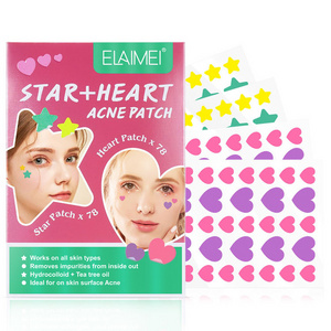 Waterproof colorful Hydrocolloid ultra- thin acne pimple spot patch adhesive blemish patch for acne healing