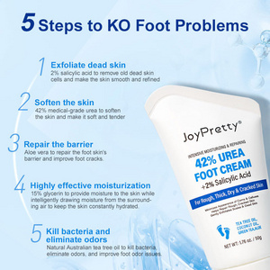 Hot Sale JoyPretty 42% Urea Foot Cream Soften Skin Hydrating Exfoliating Foot Care Cream Repairs Rough and Cracked Feet