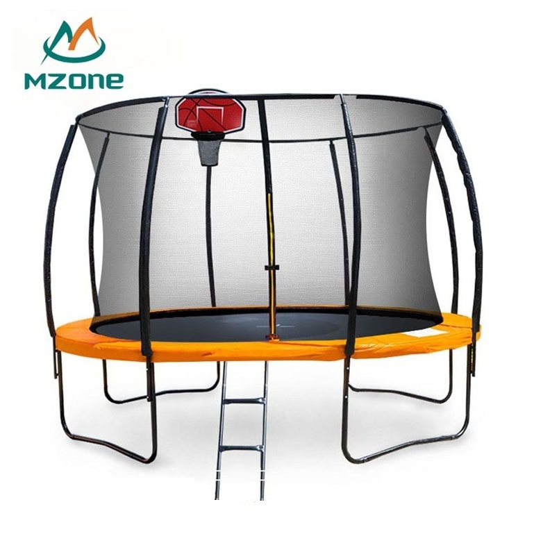 Mzone 1.8m 1.83m 2.44m 3m 3.05m 3.6m 3.66m 3.96m 4m 4.27m 4.3m 4.57m 4.88m 5m Jumping Outdoor Big Round Trampoline With Net