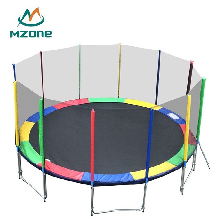 Mzone factory direct 12 feet 366 cm wholesale professional basketball outdoor trampoline with net