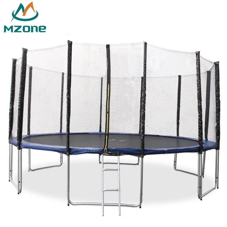 Mzone factory direct 12 feet 366 cm wholesale professional basketball outdoor trampoline with net